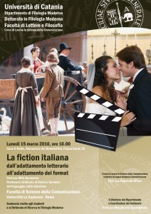 Seminario sulla fiction Italia. prof.ssa Milly Buonanno (Roma La Sapienza)