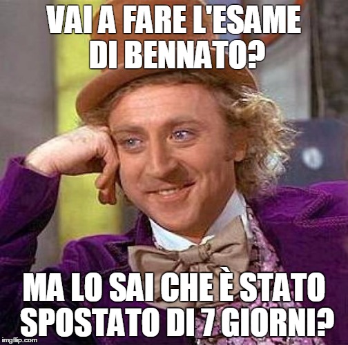 Avete una settimana in più per migliorare la preparazione: non la sprecate