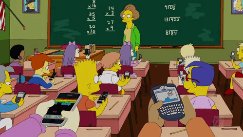Simpsons-classroom-mobile-game